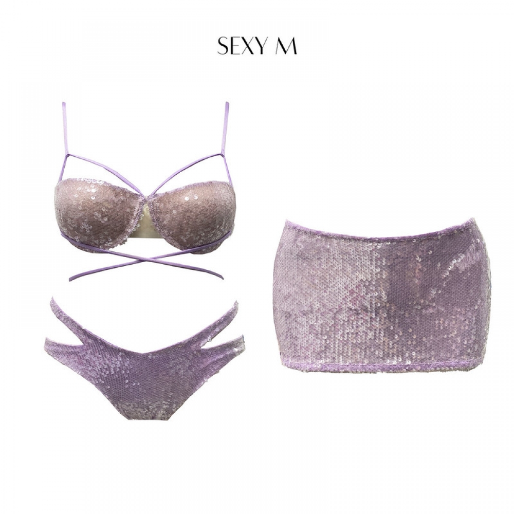 sb120 sequin bikini set